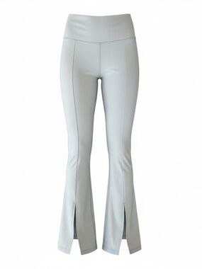 Yogalicious Luv Girlfriend W XS Split-Hem Hippie Flare Leggings Lite Sage Green